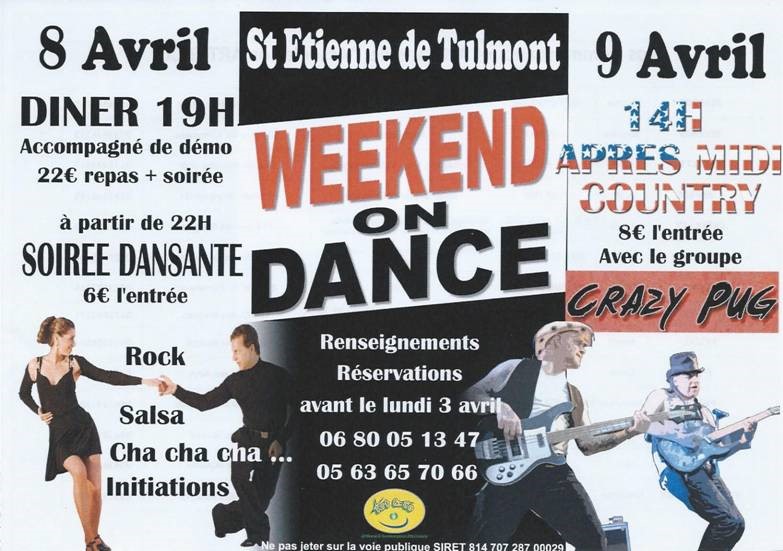 Illustration pour « week end danse »